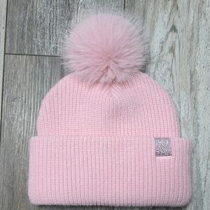 Victoria's Secret | Bling Patch Pom-pom Beanie OSFM *NWOT